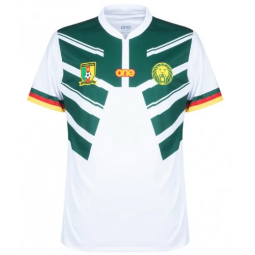 Kamerun Koszulka Wyjazdowych MŚ 2022 Krótki Rękaw